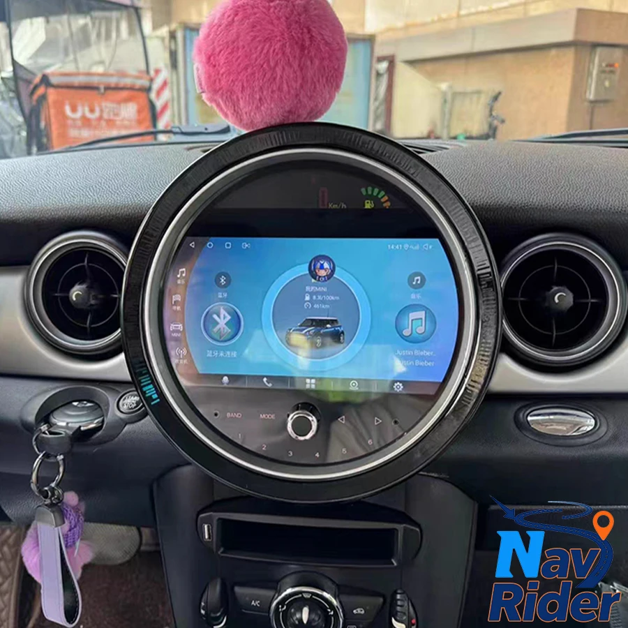 Player Navigation For BMW Mini One Cooper R55 R56 Peaceman Clubman Android Screen Car LCD Dashboard Cluster Center Speedometer