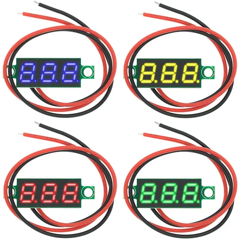 50pcs 0.28-inch Ultra Small Digital DC Voltage Meter with Adjustable Digital Display Two-wire DC2.5-30V Reverse Protection
50pcs 0.28-inch Ultra Small Digital DC Voltage Meter with Adjustable Digital Display Two-wire DC2.5-30V Reverse Protection