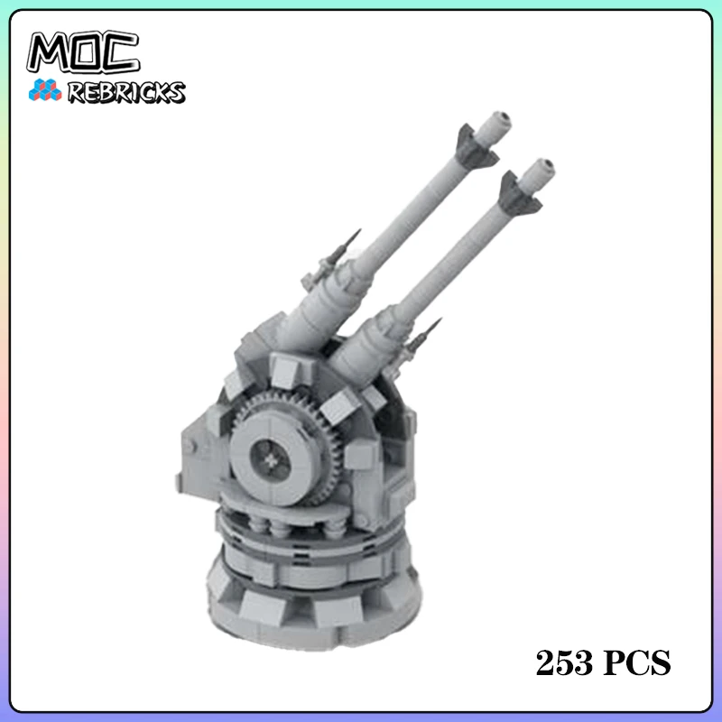 Space War MOC Creative Military Weapons Turret Building Block DIY Assemble Show Model Sets Children Christmas Toys Gifts
Space War MOC Creative Military Weapons Turret Building Block DIY Assemble Show Model Sets Children Christmas Toys Gifts