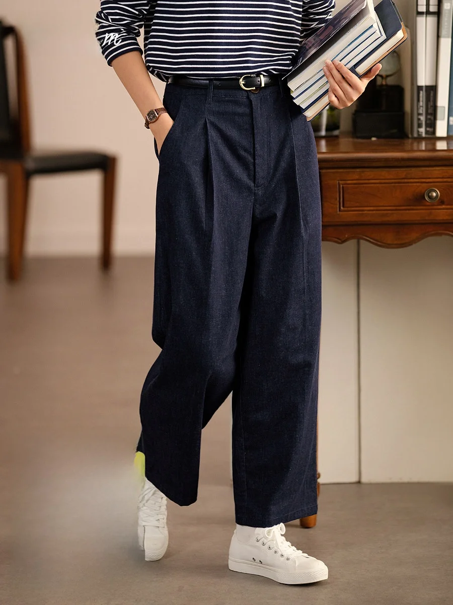 Retro Japanese Style Blue Black Casual Jeans Women's High Waist Straight Leg Long Pants Autumn Season Original Design
Retro Japanese Style Blue Black Casual Jeans Women's High Waist Straight Leg Long Pants Autumn Season Original Design