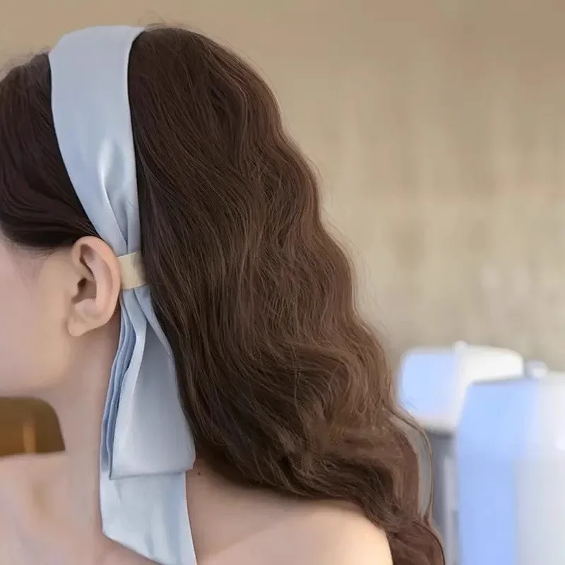 New Designer Solid Satin Headbands, Elegant Sweet Hair Bands Fashion Hair Accessories for Women & Girls
New Designer Solid Satin Headbands, Elegant Sweet Hair Bands Fashion Hair Accessories for Women & Girls