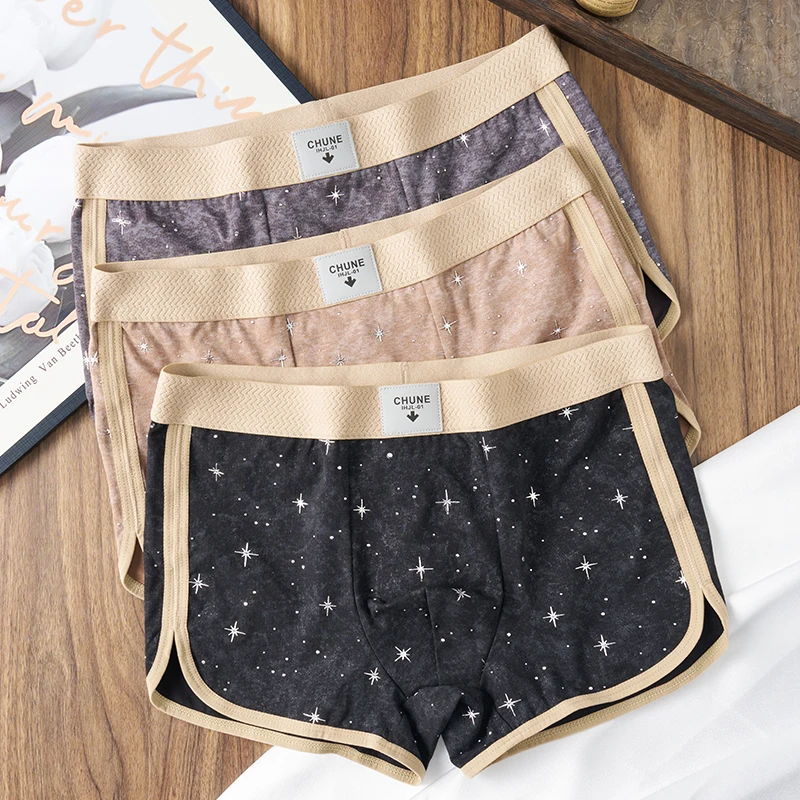 3 - Pack Men's Cotton Boxers Trendy Youth Sports Breathable Fashion Personality Underpants Briefs Soft Comfort
3 - Pack Men's Cotton Boxers Trendy Youth Sports Breathable Fashion Personality Underpants Briefs Soft Comfort