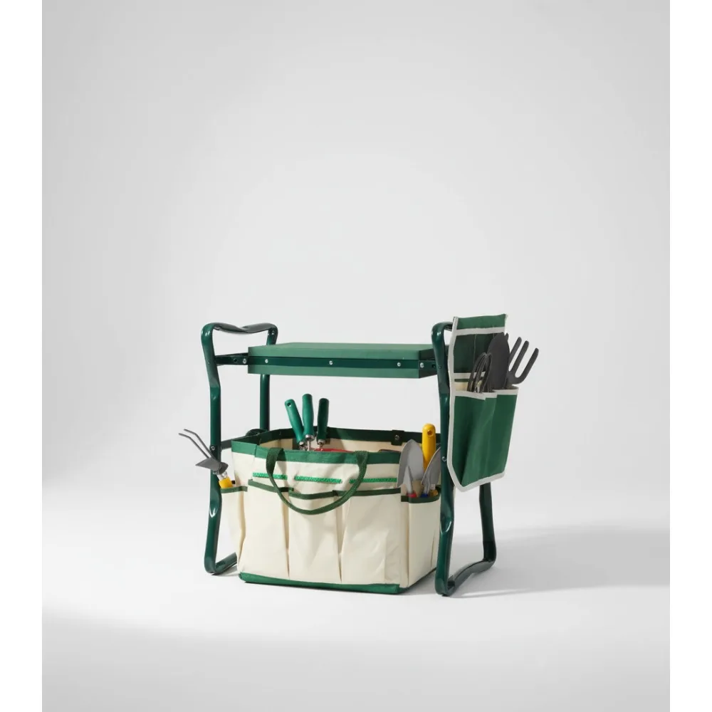 Heavy Duty Foldable Garden Kneeler Seat with Tool Pouch - Ergonomic Support for Gardeners & Seniors
Heavy Duty Foldable Garden Kneeler Seat with Tool Pouch - Ergonomic Support for Gardeners & Seniors