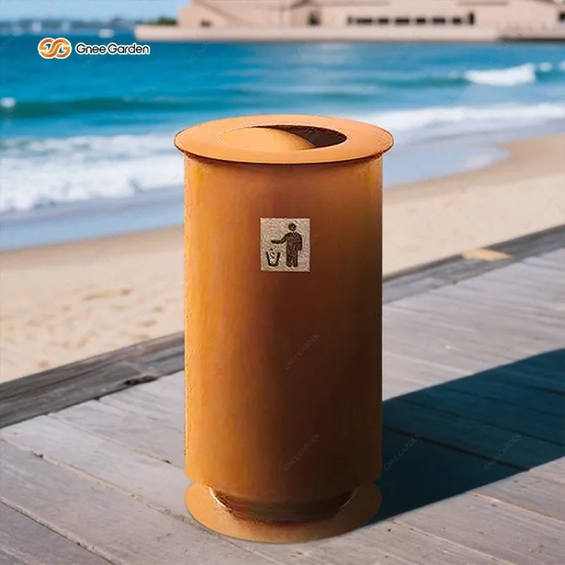 Уличные общественные кокороченные стальные корзины, легко собираемые металлические мусорные баки для парков
Уличные общественные кокороченные стальные корзины, легко собираемые металлические мусорные баки для парков