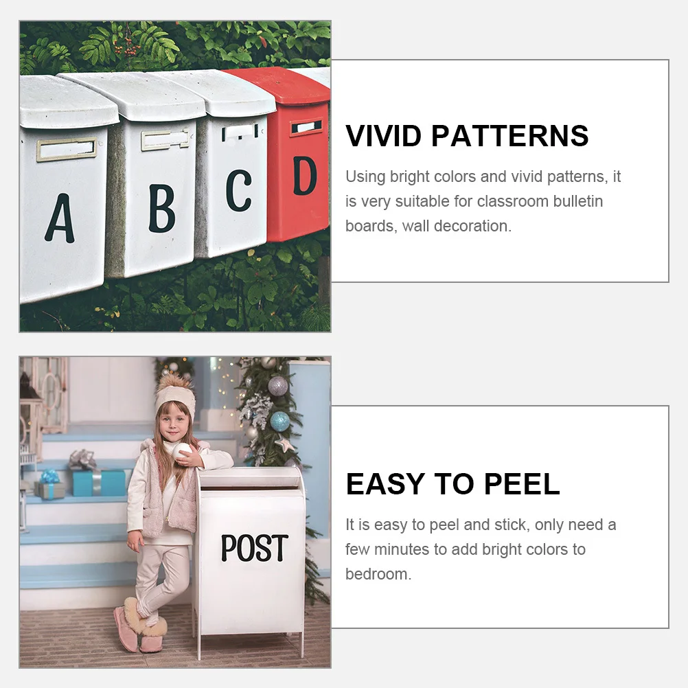 6 Sheets Alphabet Letter Learning Wall Decal Self Adhesive Educational Stickers Peel Stick Room Wall Sticker DIY Letter Sticker
6 Sheets Alphabet Letter Learning Wall Decal Self Adhesive Educational Stickers Peel Stick Room Wall Sticker DIY Letter Sticker