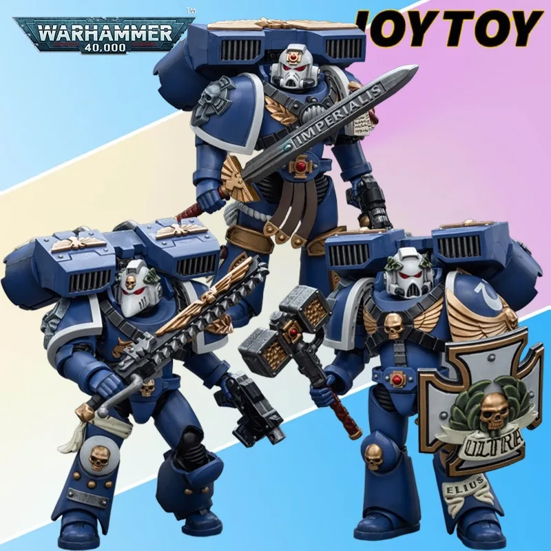 JOYTOY Genuine Warhammer 40000 Series Vanguard Veteran Equipped with Thunder Hammer and Storm Shield for Extreme Warriors Model
JOYTOY Genuine Warhammer 40000 Series Vanguard Veteran Equipped with Thunder Hammer and Storm Shield for Extreme Warriors Model