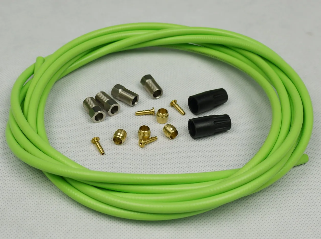 HYDRAULIC BRAKE HOSE KIT SUIT SHIMANO XTR XT LX DEORE ALIVO 300CM GREEN 3 METERS
HYDRAULIC BRAKE HOSE KIT SUIT SHIMANO XTR XT LX DEORE ALIVO 300CM GREEN 3 METERS