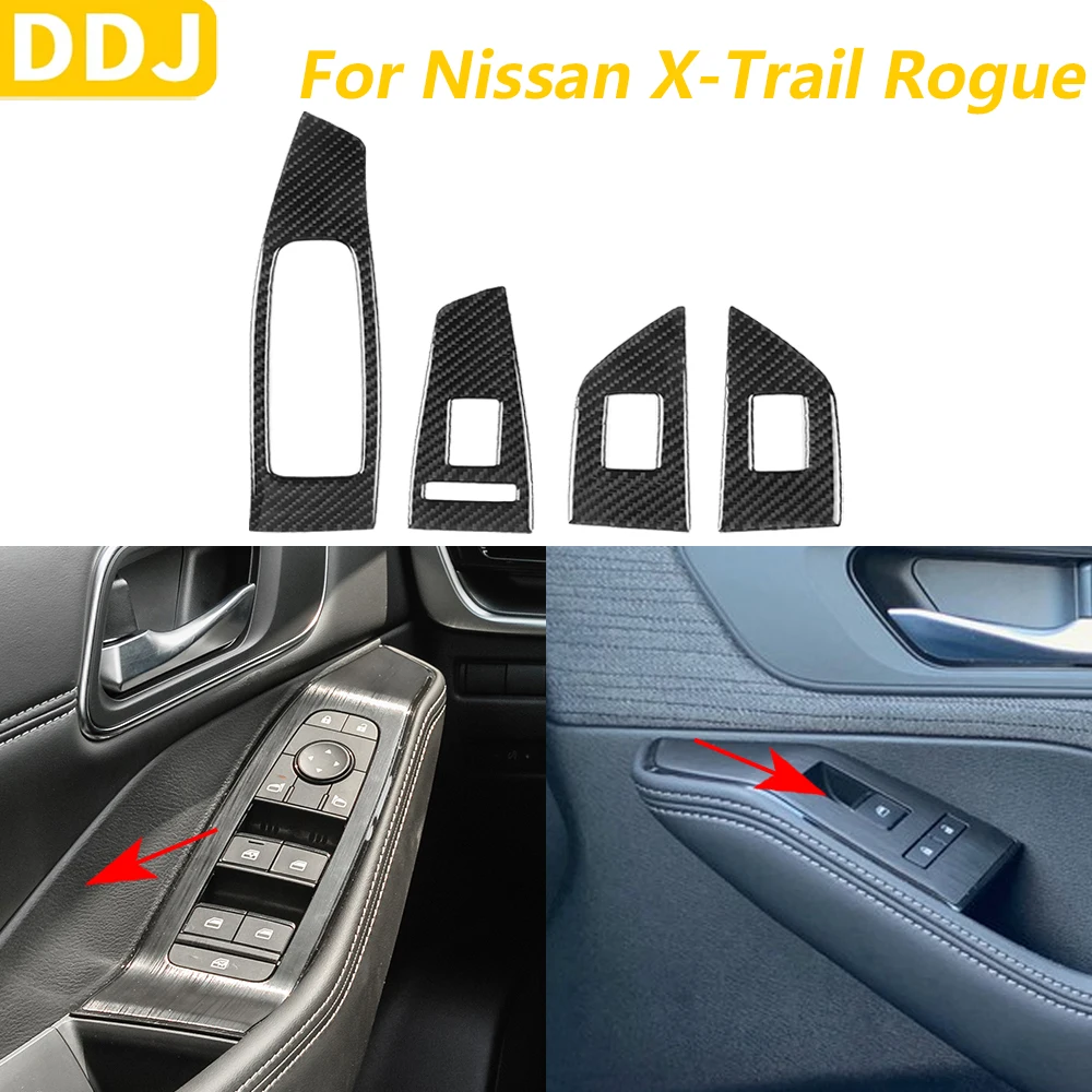 Для Nissan X-Trail Rogue 2021-2024 углеродное волокно, переключатель подъема двери, окна, панель управления, декоративная крышка, автомобильные аксессуары, наклейка
Для Nissan X-Trail Rogue 2021-2024 углеродное волокно, переключатель подъема двери, окна, панель управления, декоративная крышка, автомобильные аксессуары, наклейка
