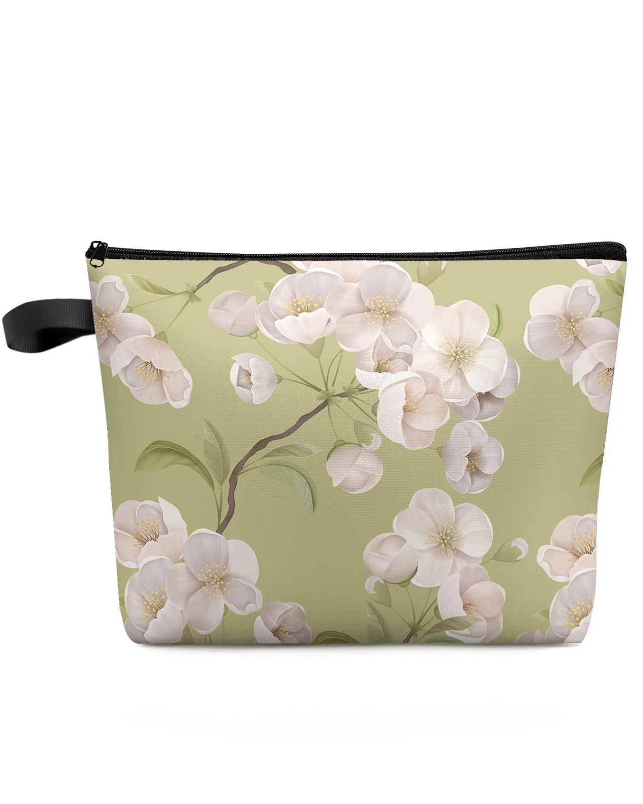 Spring Green Peach Blossom Travel Cosmetic Bag Portable Women Large Capacity Zipper Make Up Organizer Storage Clutch
Spring Green Peach Blossom Travel Cosmetic Bag Portable Women Large Capacity Zipper Make Up Organizer Storage Clutch