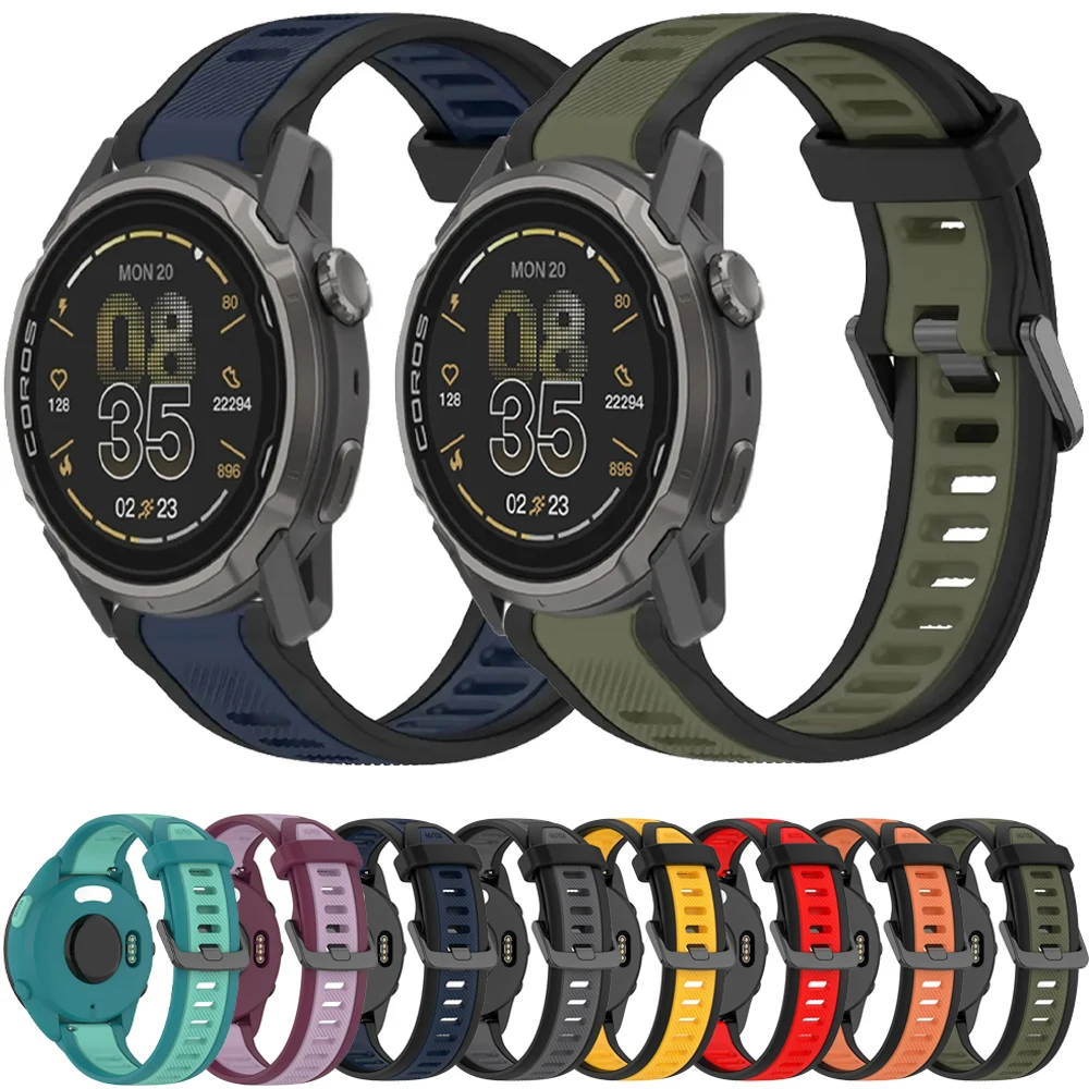 Силиконовый ремешок 20 мм 22 мм для Suunto Vertical 2 1/Race 2/Ocean/Run/9 Peak Браслет для COROS PACE 4 3 2/PACE Pro/APEX 4 42 мм Band
Силиконовый ремешок 20 мм 22 мм для Suunto Vertical 2 1/Race 2/Ocean/Run/9 Peak Браслет для COROS PACE 4 3 2/PACE Pro/APEX 4 42 мм Band