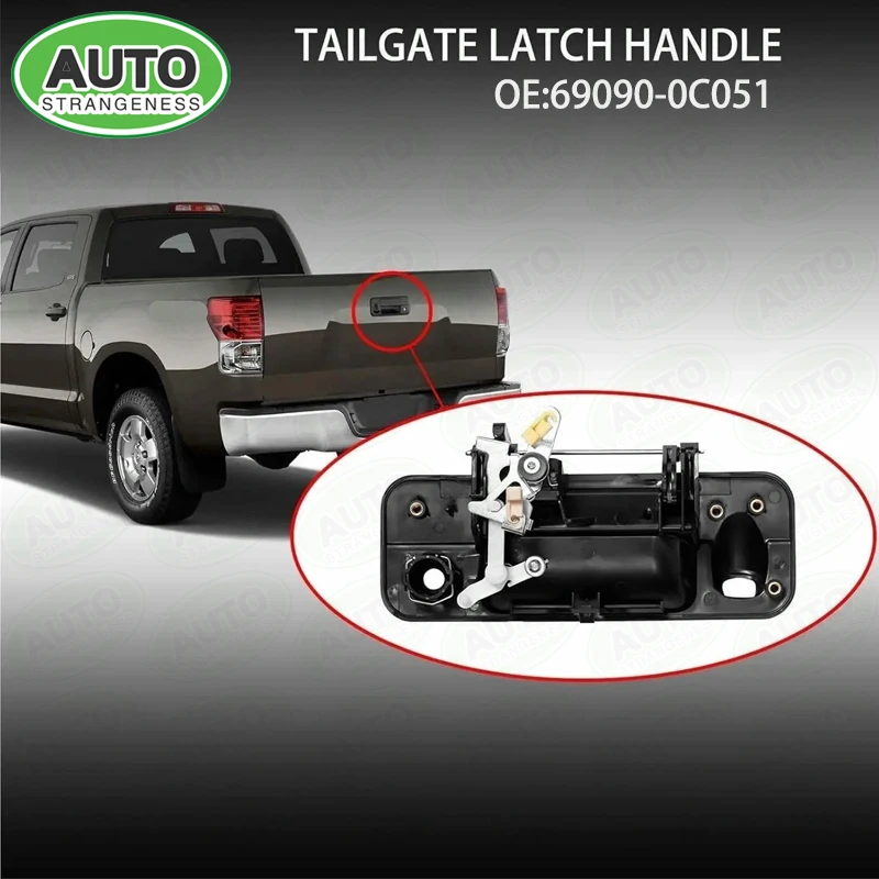 Rear Tailgate Handle Back Door Handle for Toyota Tundra 2007 2008 2009 2010 2011 2012 2013 Texture Black 69090-0C050 690900C050
Rear Tailgate Handle Back Door Handle for Toyota Tundra 2007 2008 2009 2010 2011 2012 2013 Texture Black 69090-0C050 690900C050