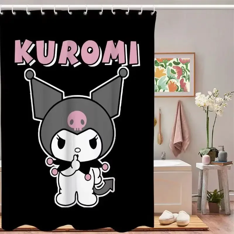 Anime Kawaii Sanrios Kuromi Cartoon Shower Curtains Waterproof Polyester Bathroom Curtain with Hooks Gift
Anime Kawaii Sanrios Kuromi Cartoon Shower Curtains Waterproof Polyester Bathroom Curtain with Hooks Gift