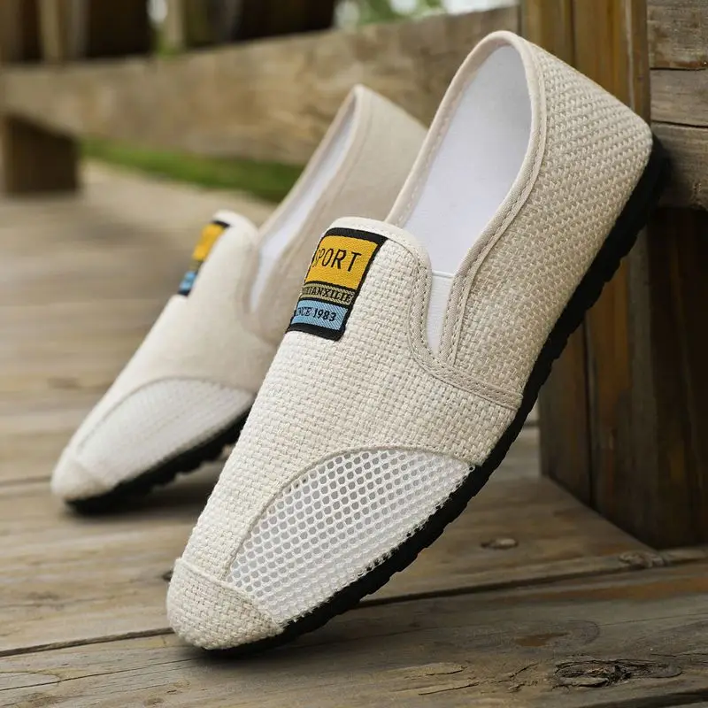 2026 Summer Mesh Breathable Linen Shoes New Men Spring Casual Flat Shoes Male Soft Bottom Sweat-absorbing Leisure Shoes Loafers
2026 Summer Mesh Breathable Linen Shoes New Men Spring Casual Flat Shoes Male Soft Bottom Sweat-absorbing Leisure Shoes Loafers
