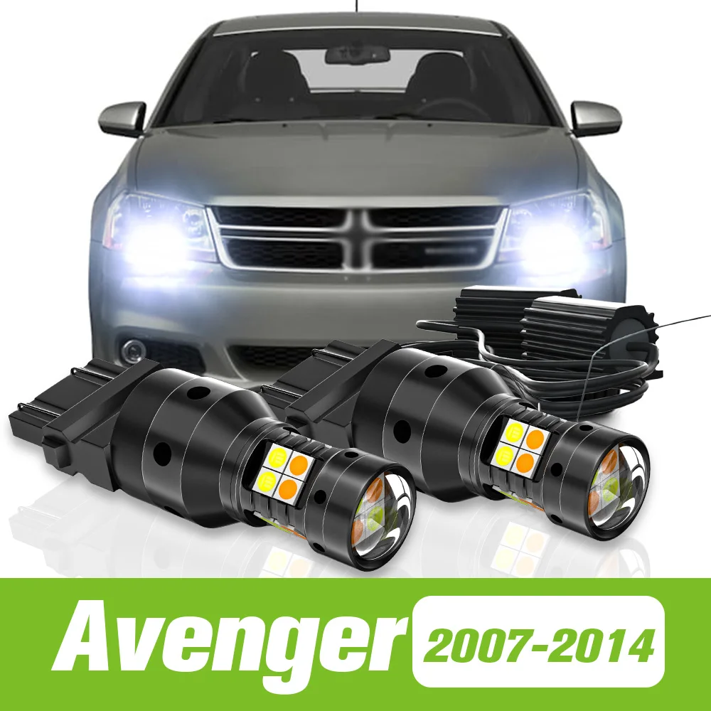 2pcs For Dodge Avenger 2007-2014 Dual Mode LED Turn Signal+Parking Light 2008 2009 2010 2011 2012 2013 Accessories
2pcs For Dodge Avenger 2007-2014 Dual Mode LED Turn Signal+Parking Light 2008 2009 2010 2011 2012 2013 Accessories