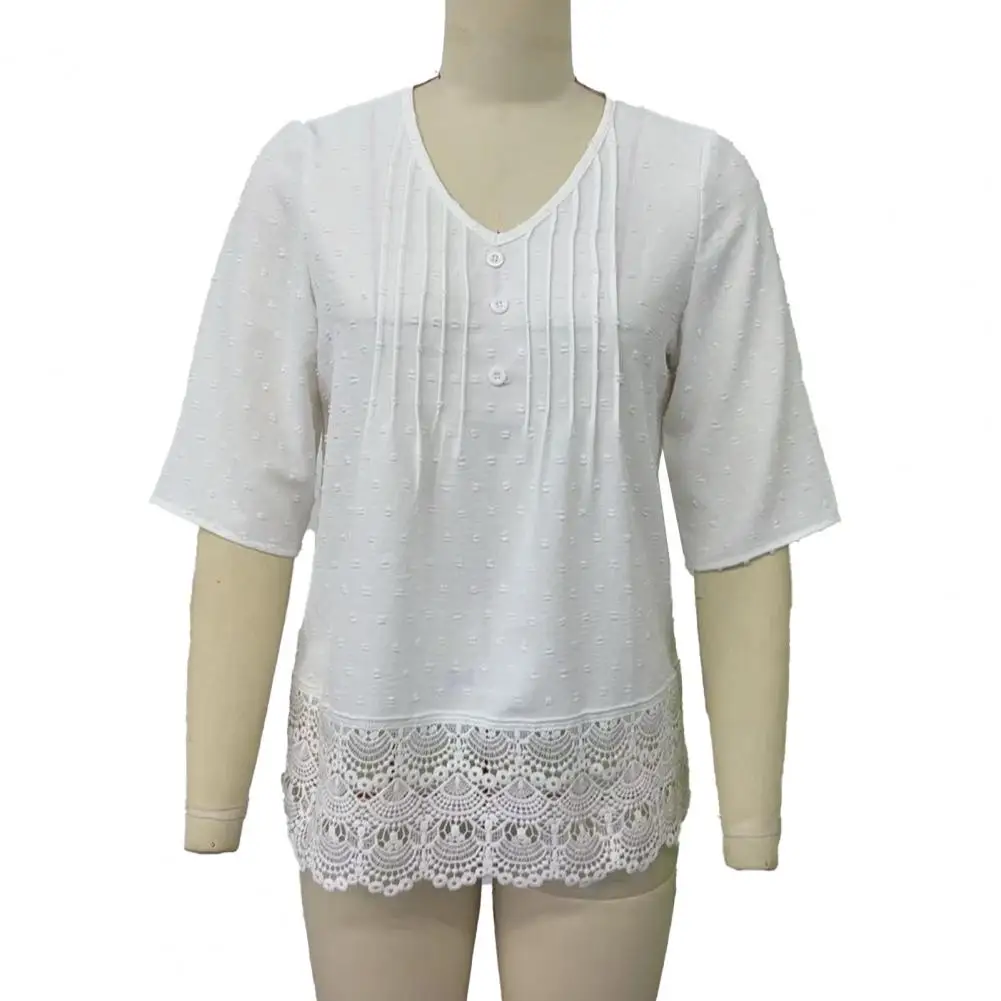 Women Lace Patchwork Blouse Tops Summer O Collar Sleeveless Chiffon Loose Blouse Shirts Solid Color Breathable Tops
Women Lace Patchwork Blouse Tops Summer O Collar Sleeveless Chiffon Loose Blouse Shirts Solid Color Breathable Tops