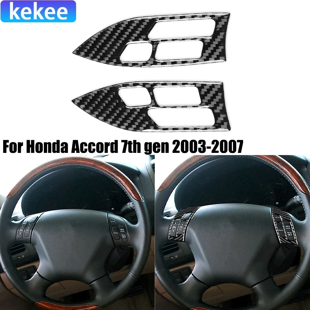 For Honda Accord 7th Gen 2003-2007 Carbon Fiber Driver Wheel Button Panel Interior Car Accessories Cover Stickers Auto Trim
For Honda Accord 7th Gen 2003-2007 Carbon Fiber Driver Wheel Button Panel Interior Car Accessories Cover Stickers Auto Trim