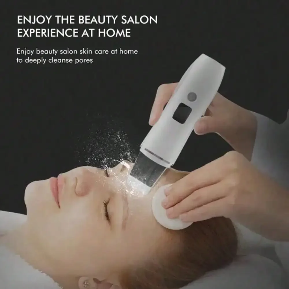 EMS Ultrasonic Skin Scrubber Vibration Facial Spatula Peeling Shovel Ion Acne Blackhead Remover Clean Cavitation Face Massager
EMS Ultrasonic Skin Scrubber Vibration Facial Spatula Peeling Shovel Ion Acne Blackhead Remover Clean Cavitation Face Massager