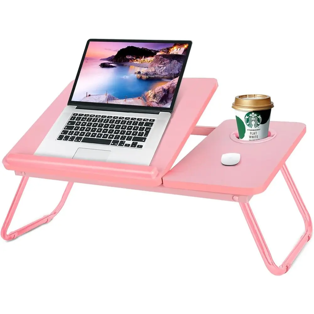 Portable Laptop Desk for Beds and Couches - Pink Folding Table for Writing and Laptops
Portable Laptop Desk for Beds and Couches - Pink Folding Table for Writing and Laptops