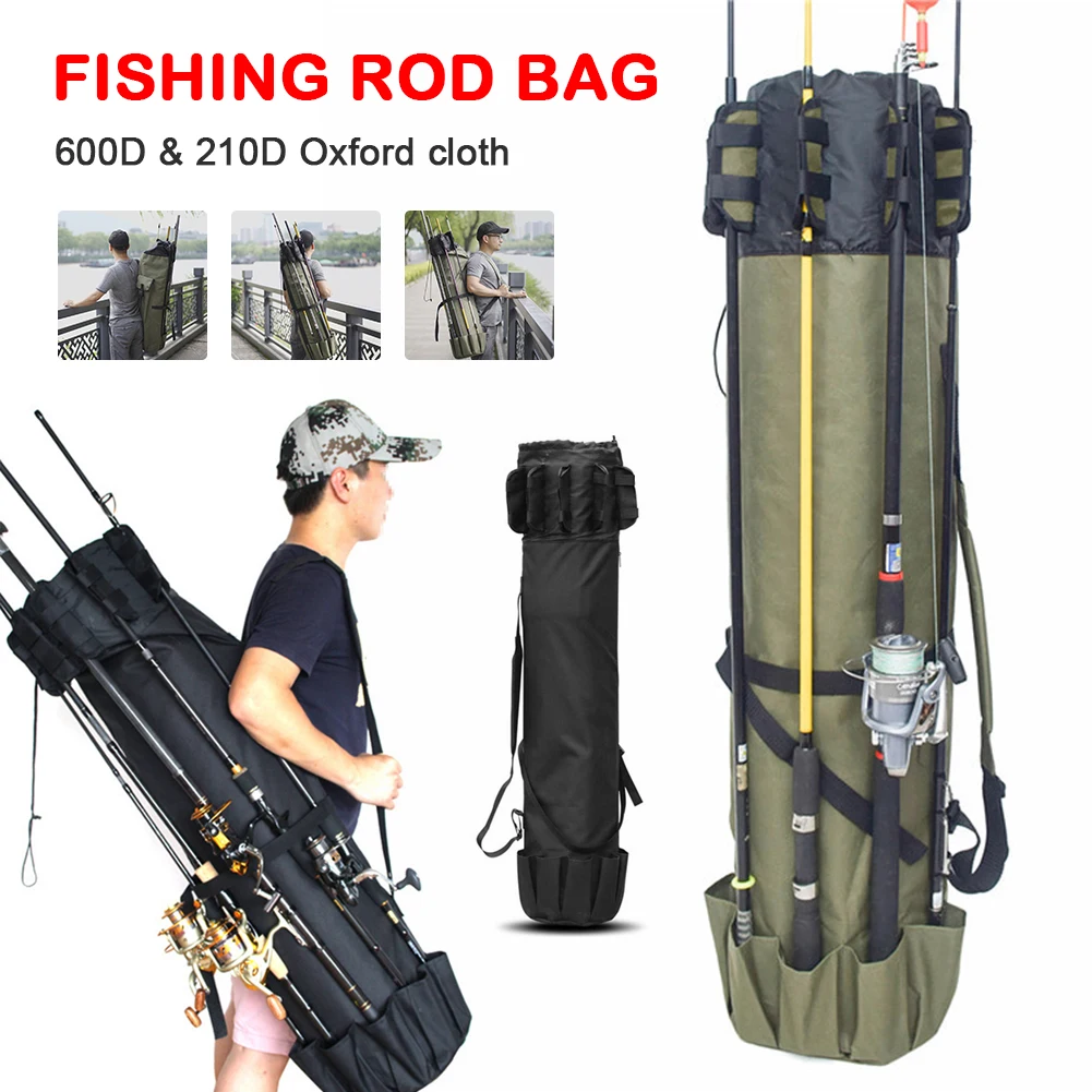 Fishing Rod Storage Bag Oxford Cloth Waterproof Rod Bag Hold 5 Rod Large Capacity Folding Portable Bag Fishing Accessories
Fishing Rod Storage Bag Oxford Cloth Waterproof Rod Bag Hold 5 Rod Large Capacity Folding Portable Bag Fishing Accessories
