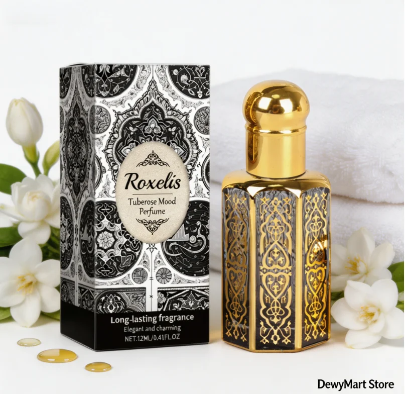 ROXELIS Tuberose Mood Perfume, Long-Lasting Fragrance, Elegant & Charming, Portable Roll-On Perfume
ROXELIS Tuberose Mood Perfume, Long-Lasting Fragrance, Elegant & Charming, Portable Roll-On Perfume