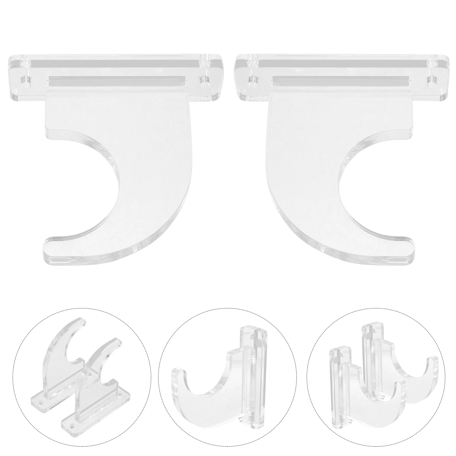 2 Pcs Flute Stand Multifunctional Guitar Skateboard Wall Mount 2pcs (Transparent 1 Pair) Sword Display Holder Acrylic
2 Pcs Flute Stand Multifunctional Guitar Skateboard Wall Mount 2pcs (Transparent 1 Pair) Sword Display Holder Acrylic