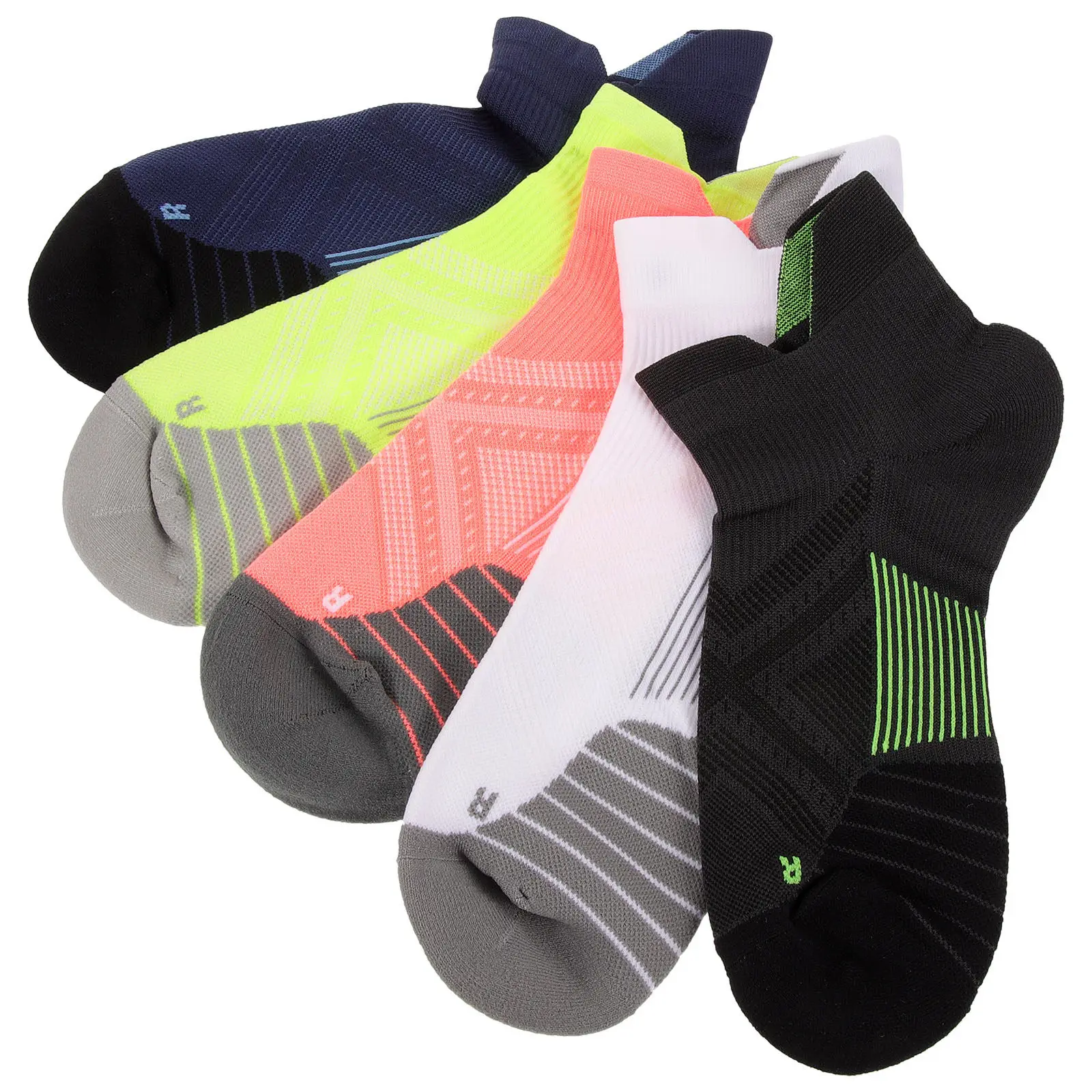 5 Pairs Running Anti Slip Breathable Socks Mesh Design Shape Opening for Men Women Comfortable Casual Fashion Ankle
5 Pairs Running Anti Slip Breathable Socks Mesh Design Shape Opening for Men Women Comfortable Casual Fashion Ankle