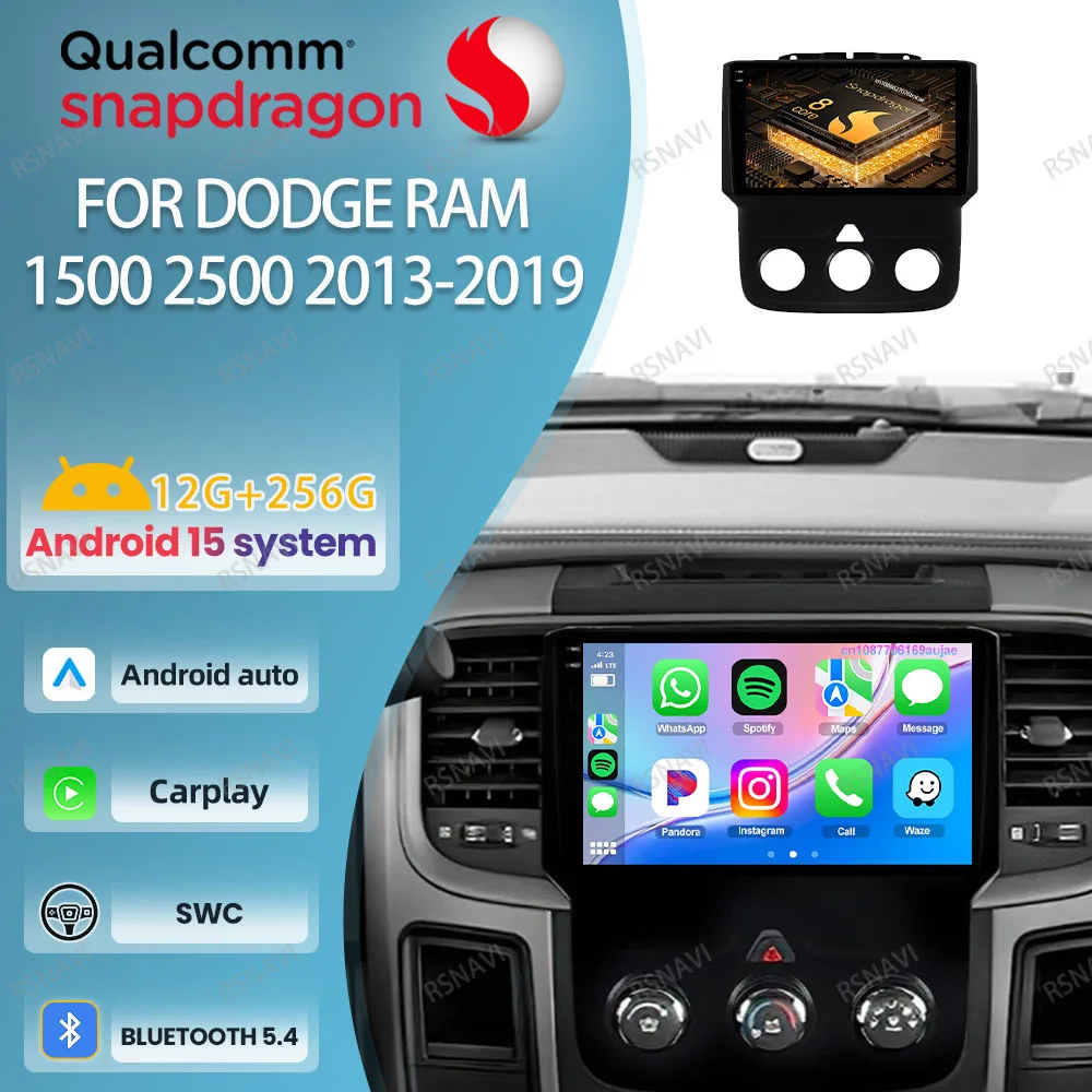 Автомобильное радио Android 15 для Dodge RAM 1500 2500 2013-2018 2019 Snapdragon WIFI + 4G навигация Qualcomm DVD BT беспроводные системы DSP
Автомобильное радио Android 15 для Dodge RAM 1500 2500 2013-2018 2019 Snapdragon WIFI + 4G навигация Qualcomm DVD BT беспроводные системы DSP
