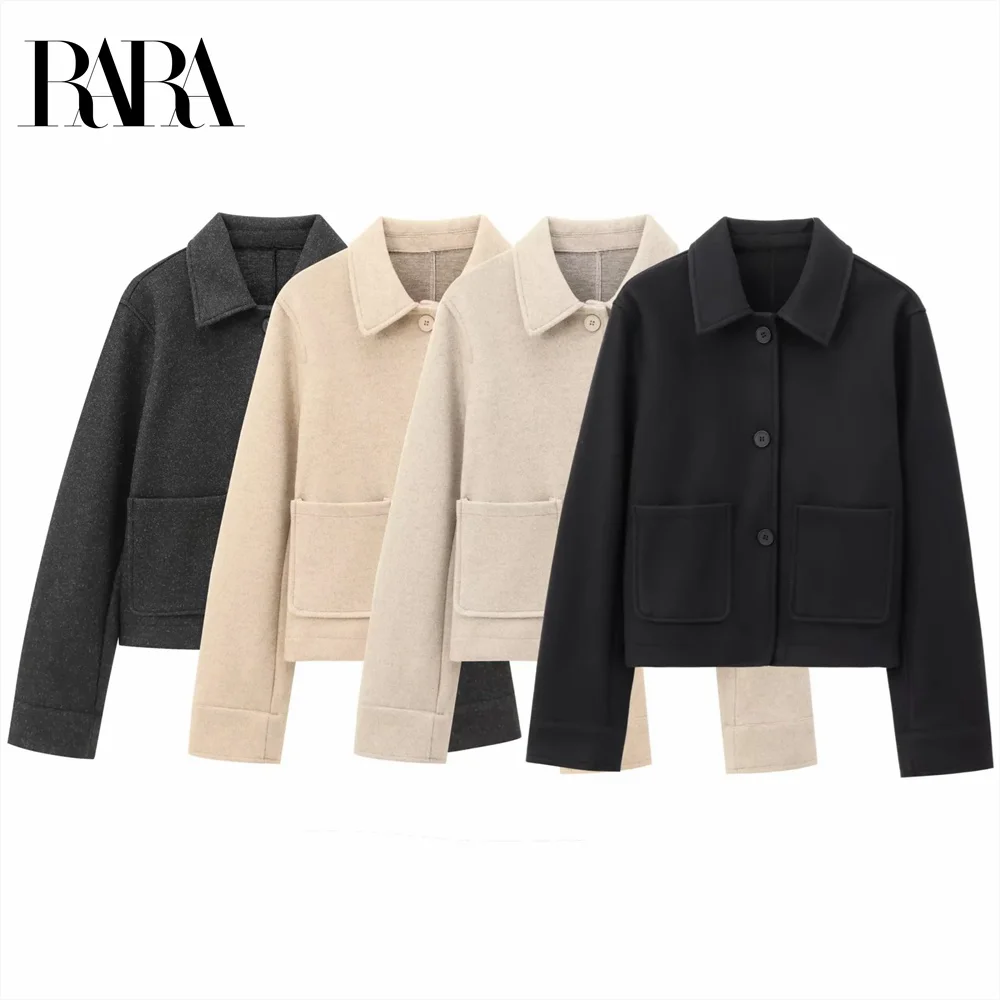 2024 RARA double pocket lapel long sleeve temperament simple casual versatile jacket winter new women's clothing
2024 RARA double pocket lapel long sleeve temperament simple casual versatile jacket winter new women's clothing