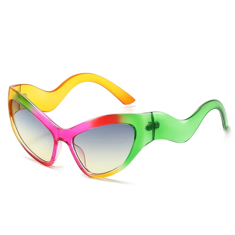 New Retro Cat-Eye Unisex Lightweight Rainbow Color Men Women Outdoor Premium Wave Legs Party Travel Decorative Fashion Glasses
New Retro Cat-Eye Unisex Lightweight Rainbow Color Men Women Outdoor Premium Wave Legs Party Travel Decorative Fashion Glasses