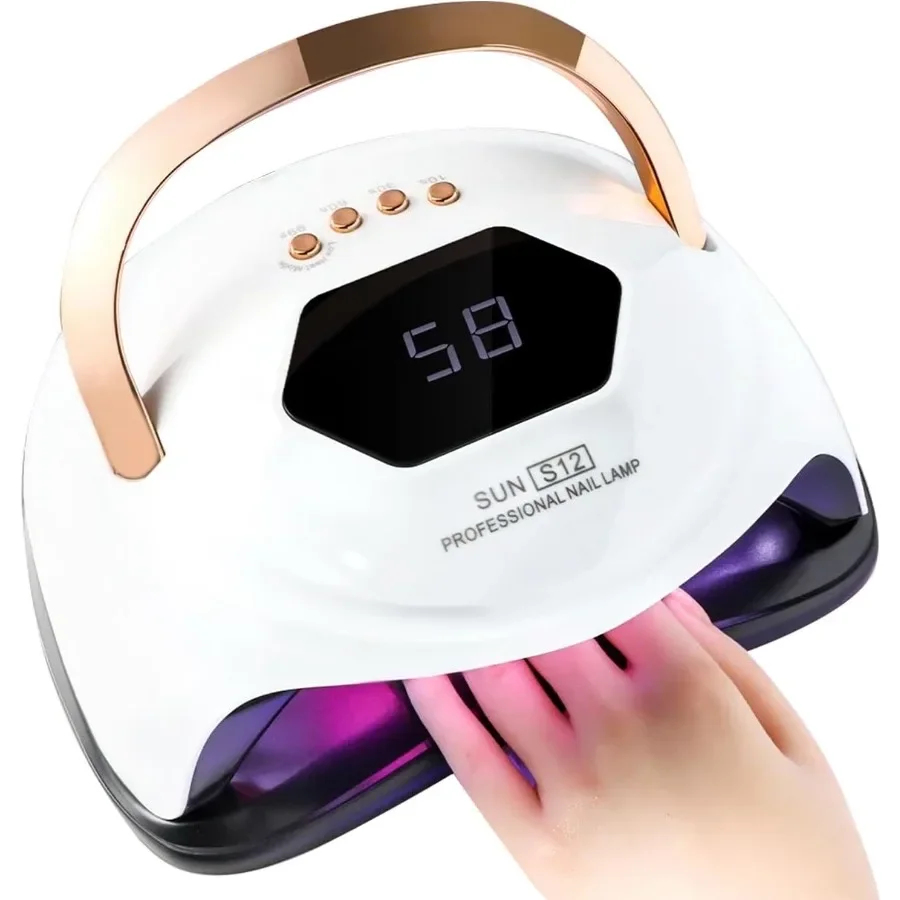 268W Super Power Nail Lamp for Fast Drying with LED+UV Dual Light Source Featuring 57 HighEfficiency
268W Super Power Nail Lamp for Fast Drying with LED+UV Dual Light Source Featuring 57 HighEfficiency