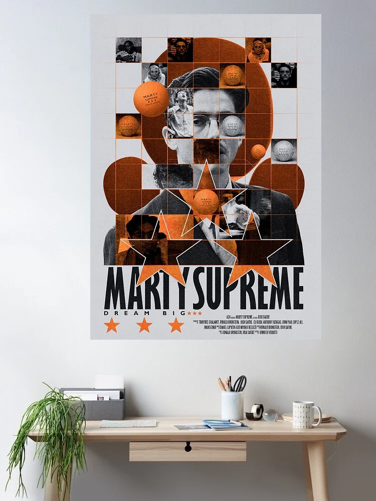 8Style Choose MARTY SUPREME Movie, Art Print Silk Poster Home Wall Decor
8Style Choose MARTY SUPREME Movie, Art Print Silk Poster Home Wall Decor