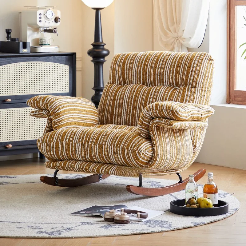 Balcony Living Room Leisure Single Sofa Recumbable Sleeping Antique Lazy Rocking Chair
Balcony Living Room Leisure Single Sofa Recumbable Sleeping Antique Lazy Rocking Chair