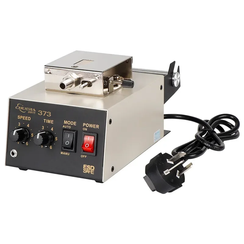 CSD373 automatic tin tapping machine soldering table tin feeding machine, foot pedal press double selection tin tapping
CSD373 automatic tin tapping machine soldering table tin feeding machine, foot pedal press double selection tin tapping