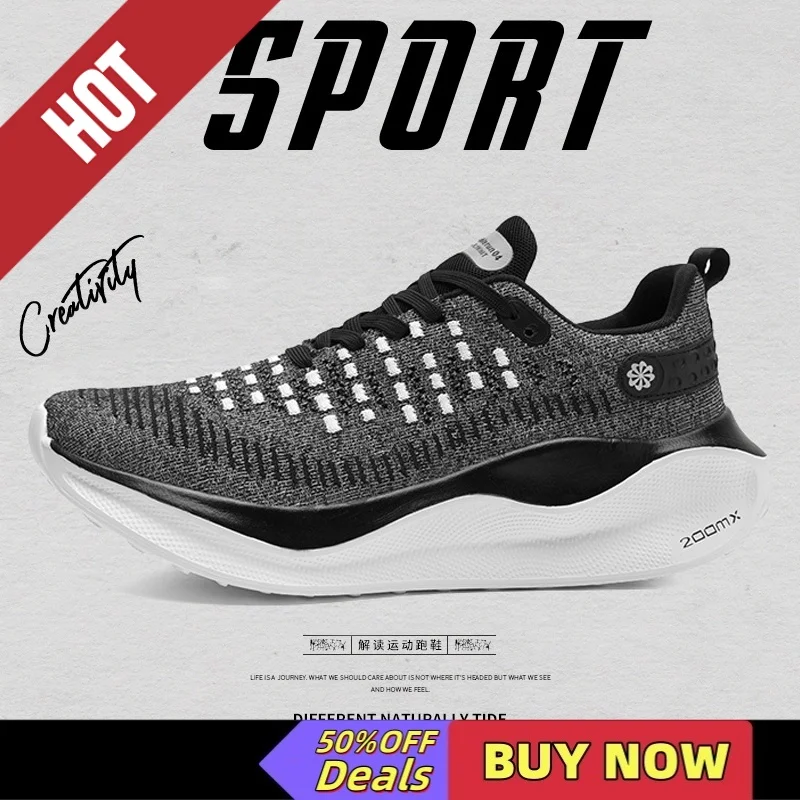 Marathon Sneakers Men Running Shoes Sports Breathable Lightweight Men Comfortable Athletic Outdoor Hiking Jogging Shoes Sneakers
Marathon Sneakers Men Running Shoes Sports Breathable Lightweight Men Comfortable Athletic Outdoor Hiking Jogging Shoes Sneakers
