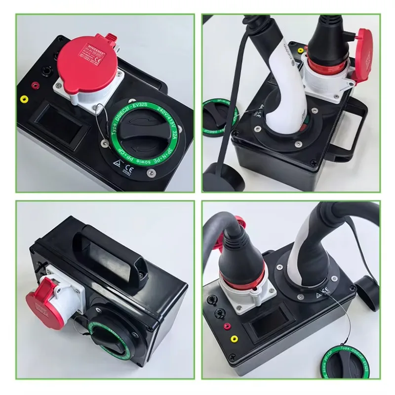 New Condition Type1 Type2 AC EVSE Adapter Tester for EV Charger Simulator for Ev Charger Station
New Condition Type1 Type2 AC EVSE Adapter Tester for EV Charger Simulator for Ev Charger Station