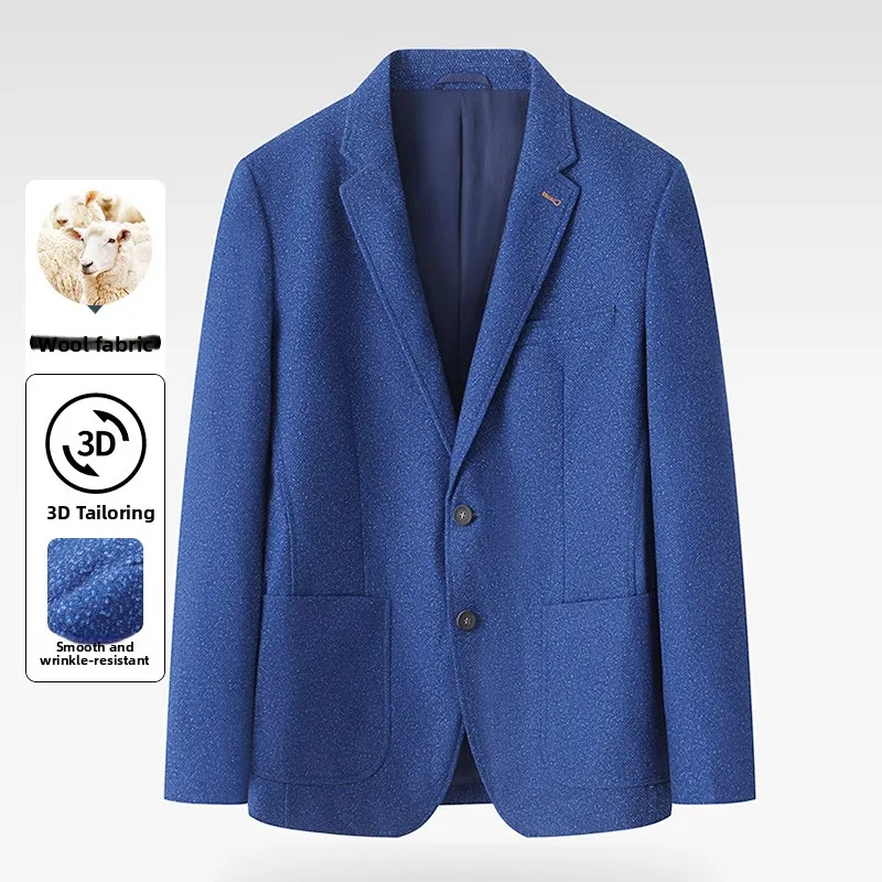 Men's Casual Wool Blend Soft Comfortable Faionable 2023 New Sle Single-breasted Two-button Busin Casual Suit
Men's Casual Wool Blend Soft Comfortable Faionable 2023 New Sle Single-breasted Two-button Busin Casual Suit