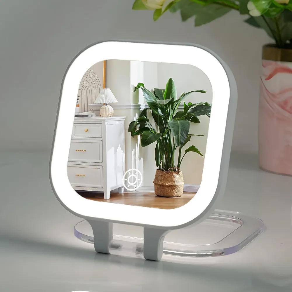 1x 10x magnification travel vanity mirror with light, rechargeable lighting compact mirror with light, 3 color lighting
1x 10x magnification travel vanity mirror with light, rechargeable lighting compact mirror with light, 3 color lighting