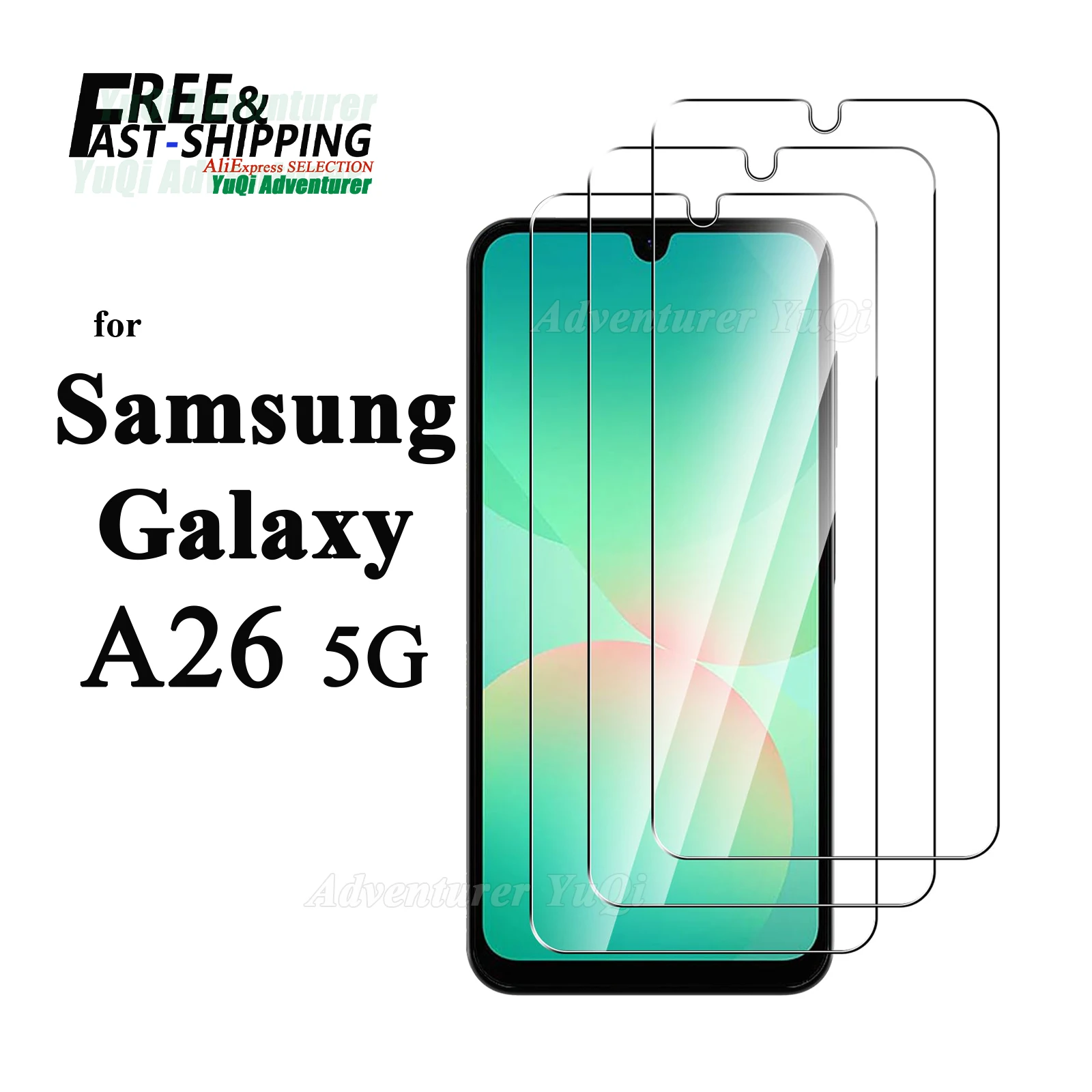 Screen Protector For Samsung Galaxy A26 5G 6.7 inch Tempered Glass HD Crystal Mica 9H Anti Scratch Case Friendly Clear
Screen Protector For Samsung Galaxy A26 5G 6.7 inch Tempered Glass HD Crystal Mica 9H Anti Scratch Case Friendly Clear