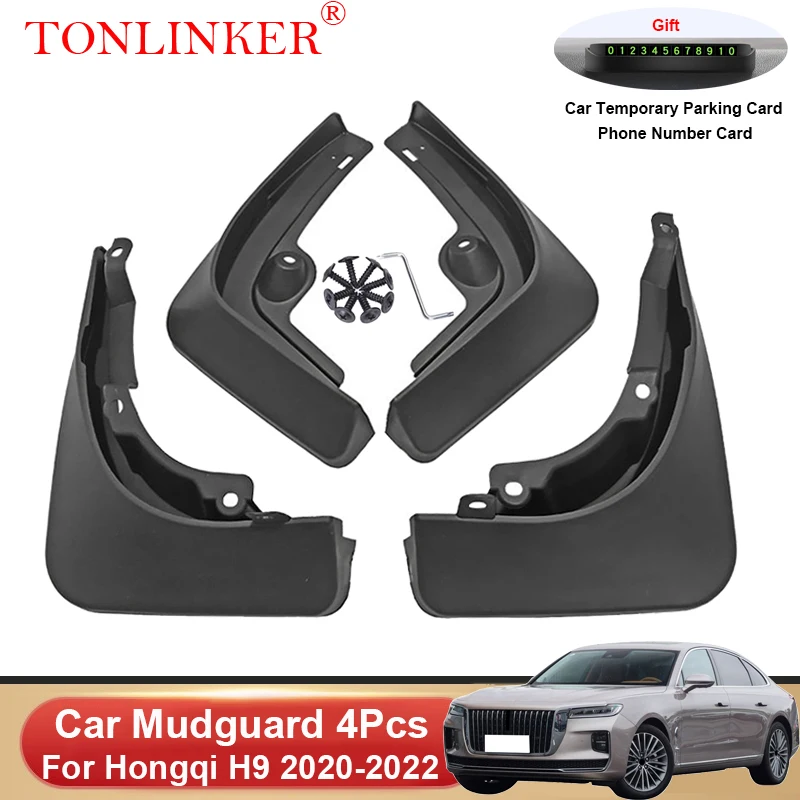 TONLINKER Car Mudguard For Hongqi H9 2020 2021 2022 Sedan Mudguards Splash Guards Front Rear Fender Mudflaps 4pcs Accessories
TONLINKER Car Mudguard For Hongqi H9 2020 2021 2022 Sedan Mudguards Splash Guards Front Rear Fender Mudflaps 4pcs Accessories