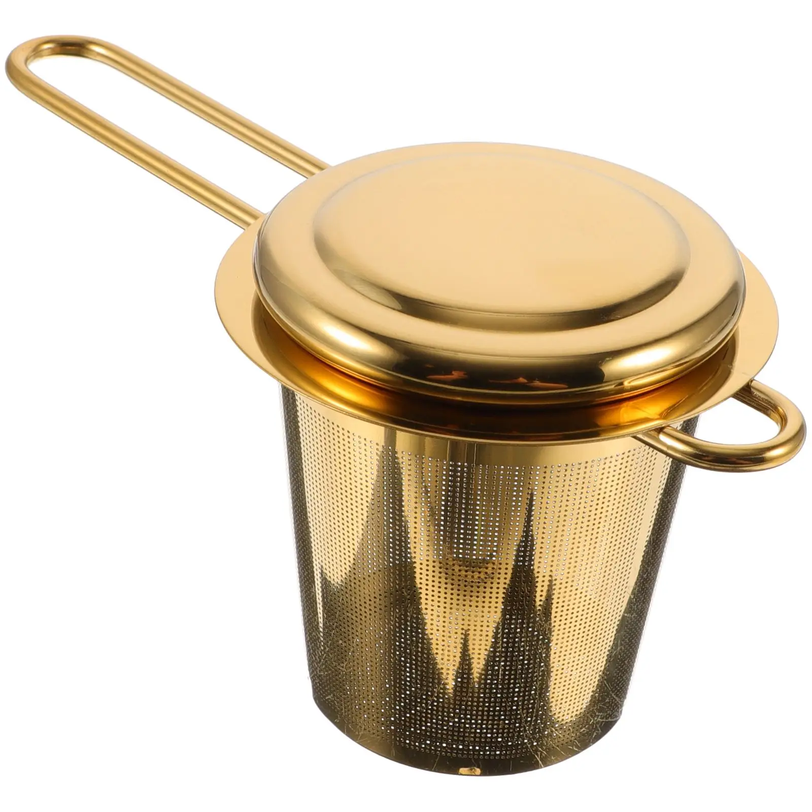 Stainless Steel Tea Strainer Golden Color Mesh Filter for Loose Leaf Tea Kettle Teapot Infuser Pasta Fettuccine Insert
Stainless Steel Tea Strainer Golden Color Mesh Filter for Loose Leaf Tea Kettle Teapot Infuser Pasta Fettuccine Insert
