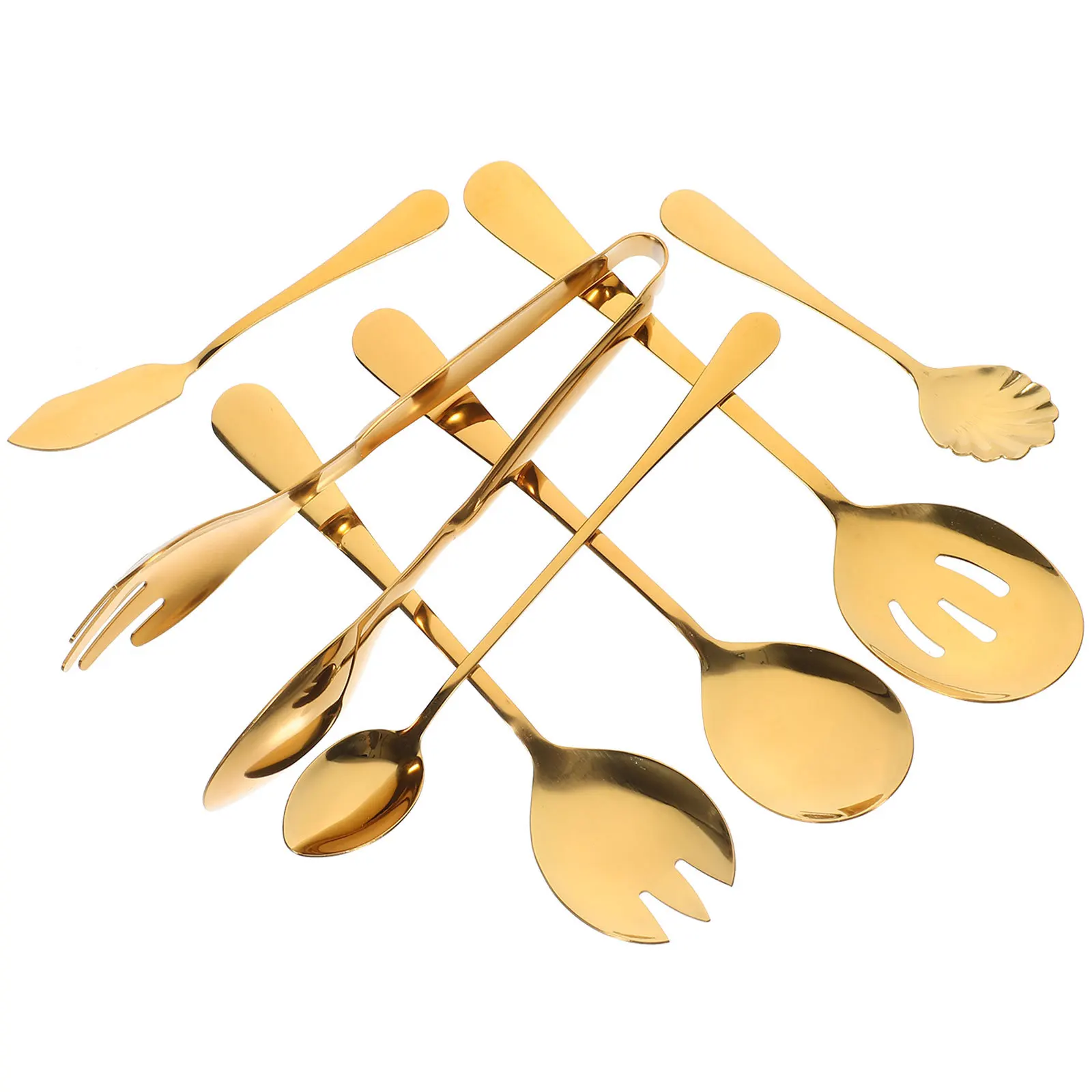 1 set 1 Set Stainless Steel Cutlery Set Flatware Kit For Home Restaurant Western Tableware Serving Utensils Dinner Party Bbq
1 set 1 Set Stainless Steel Cutlery Set Flatware Kit For Home Restaurant Western Tableware Serving Utensils Dinner Party Bbq