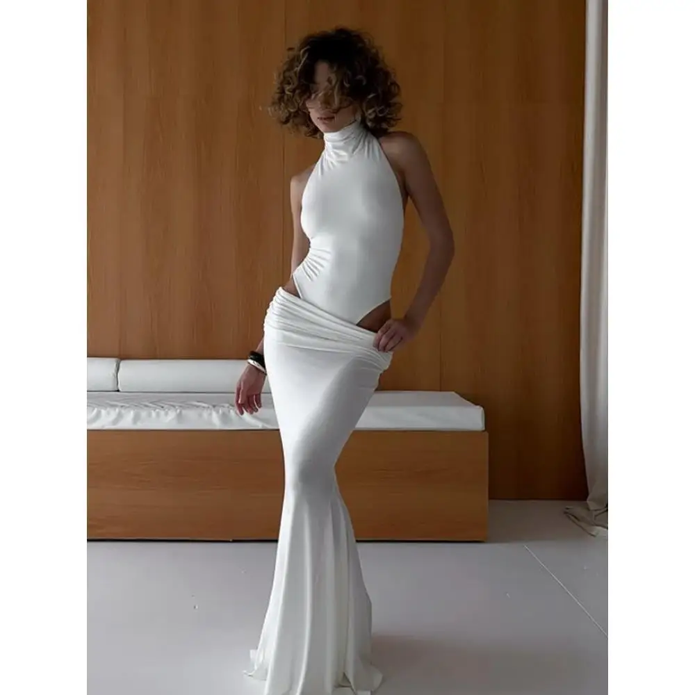 Сексуальный шикарный белый комбинезон с высоким воротником и юбкой, комплект из двух предметов, женский зимний наряд, элегантный костюм для женщин среднего возраста
Сексуальный шикарный белый комбинезон с высоким воротником и юбкой, комплект из двух предметов, женский зимний наряд, элегантный костюм для женщин среднего возраста