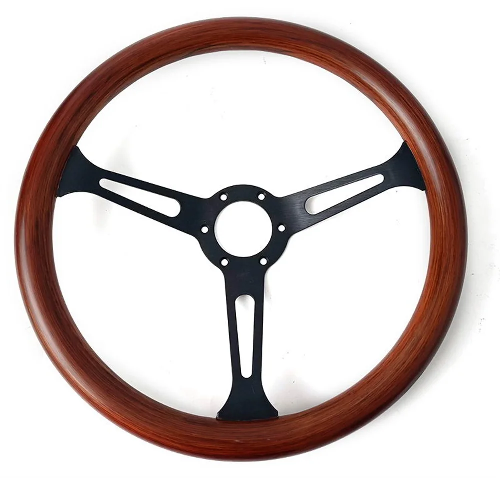 380mm Anti-Slip Bracket Universal Steering Wheel 60mm Deepth Wooden Retro Racing Steering Wheels without Horn
380mm Anti-Slip Bracket Universal Steering Wheel 60mm Deepth Wooden Retro Racing Steering Wheels without Horn