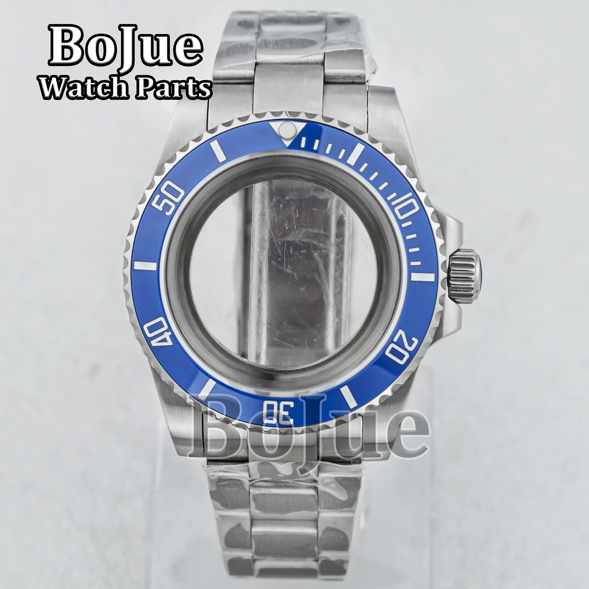 40mm Stainless Steel Men's Parts Watch Case Oyster Strap Watchband Blue Ceramic Bezel For SUB NH34 NH35 NH36 Dial Movement Case
40mm Stainless Steel Men's Parts Watch Case Oyster Strap Watchband Blue Ceramic Bezel For SUB NH34 NH35 NH36 Dial Movement Case