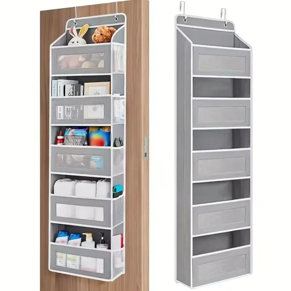 4-Shelf Hanging Storage Organizer - Behind Door, Anti-Tilt, 2/4 Large Capacity Pockets, Suitable for Bedroom, Bathroom, Kitchen
4-Shelf Hanging Storage Organizer - Behind Door, Anti-Tilt, 2/4 Large Capacity Pockets, Suitable for Bedroom, Bathroom, Kitchen