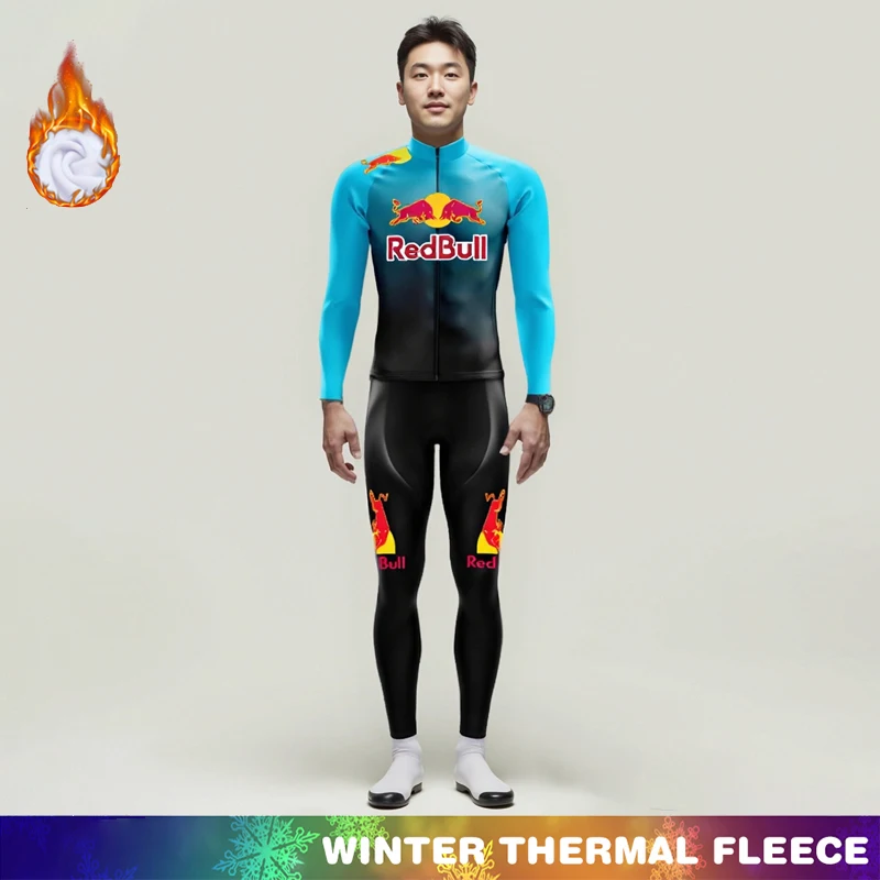 Cycling Sets Winter Thermal Fleece Jersey Red Bull Man Sportswear Set Outfit Ciclismo Hombre Men 2025 Mountain Bikes Men's Suit
Cycling Sets Winter Thermal Fleece Jersey Red Bull Man Sportswear Set Outfit Ciclismo Hombre Men 2025 Mountain Bikes Men's Suit
