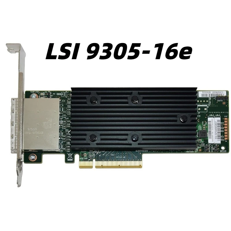 LSI SAS9305-16e 16-Port 12Gb/s SAS PCIe 3.0 HBA Controller
LSI SAS9305-16e 16-Port 12Gb/s SAS PCIe 3.0 HBA Controller