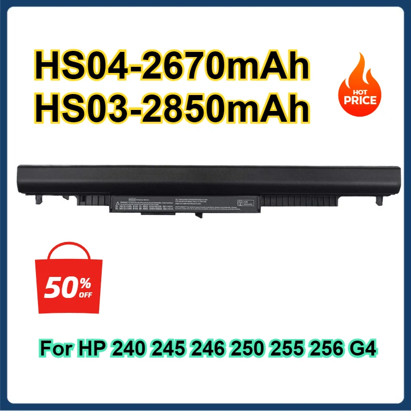 HS04/03 807612-421 Laptop Battery for HP 240 245 246 250 255 256 G3/4/5 340 346 348 Pavilion 14-AC 15-AC 17-X Series 807956-001
HS04/03 807612-421 Laptop Battery for HP 240 245 246 250 255 256 G3/4/5 340 346 348 Pavilion 14-AC 15-AC 17-X Series 807956-001