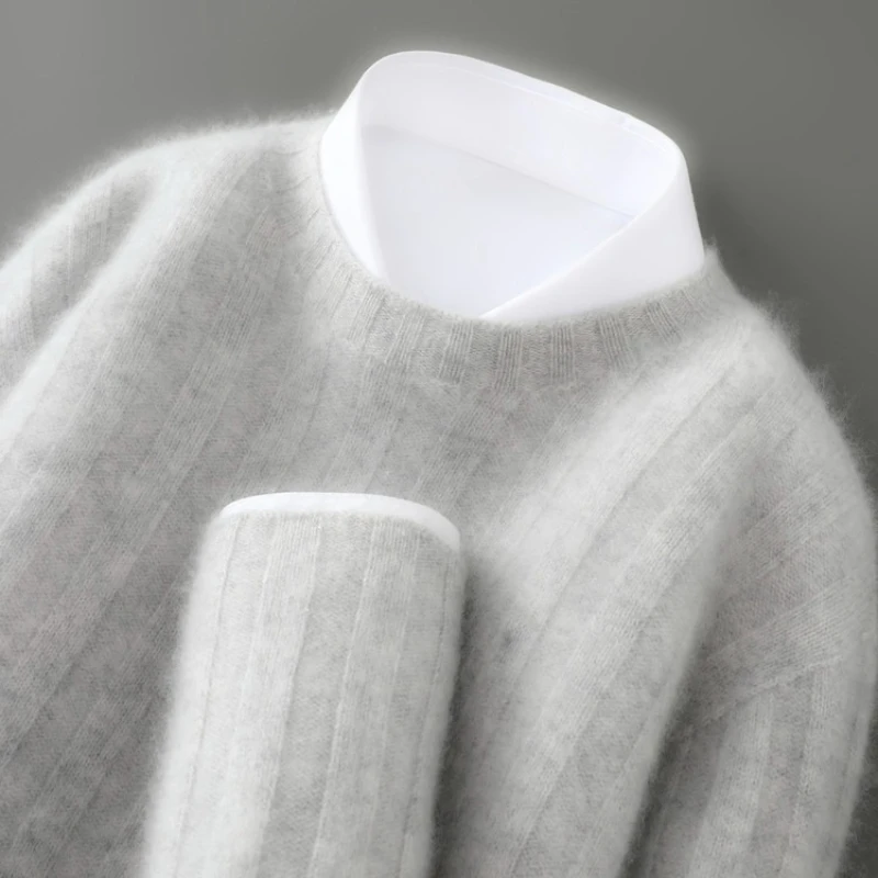 Men's 100% Australian Merino Wool Sweater | Pure Color Round Neck | Fashion Casual Autumn/Winter Warm Soft Pullover
Men's 100% Australian Merino Wool Sweater | Pure Color Round Neck | Fashion Casual Autumn/Winter Warm Soft Pullover