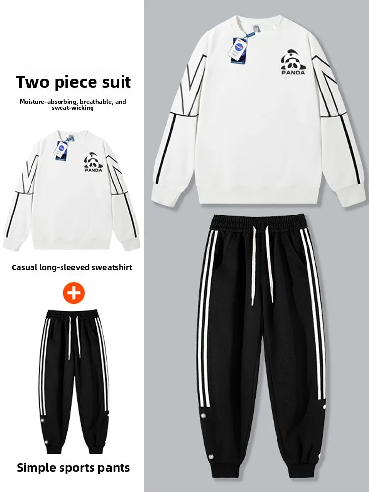 Unisex Hoodie Set round Neck Large Size Two-Piece Casual Sportswear Polyester Fabric Autumn Season Long Sleeve Long Pants
Unisex Hoodie Set round Neck Large Size Two-Piece Casual Sportswear Polyester Fabric Autumn Season Long Sleeve Long Pants